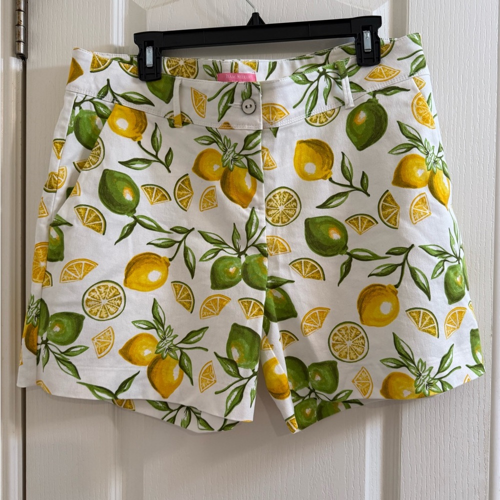 Isaac Mizrahi Lemon & Lime Women’s print Shorts